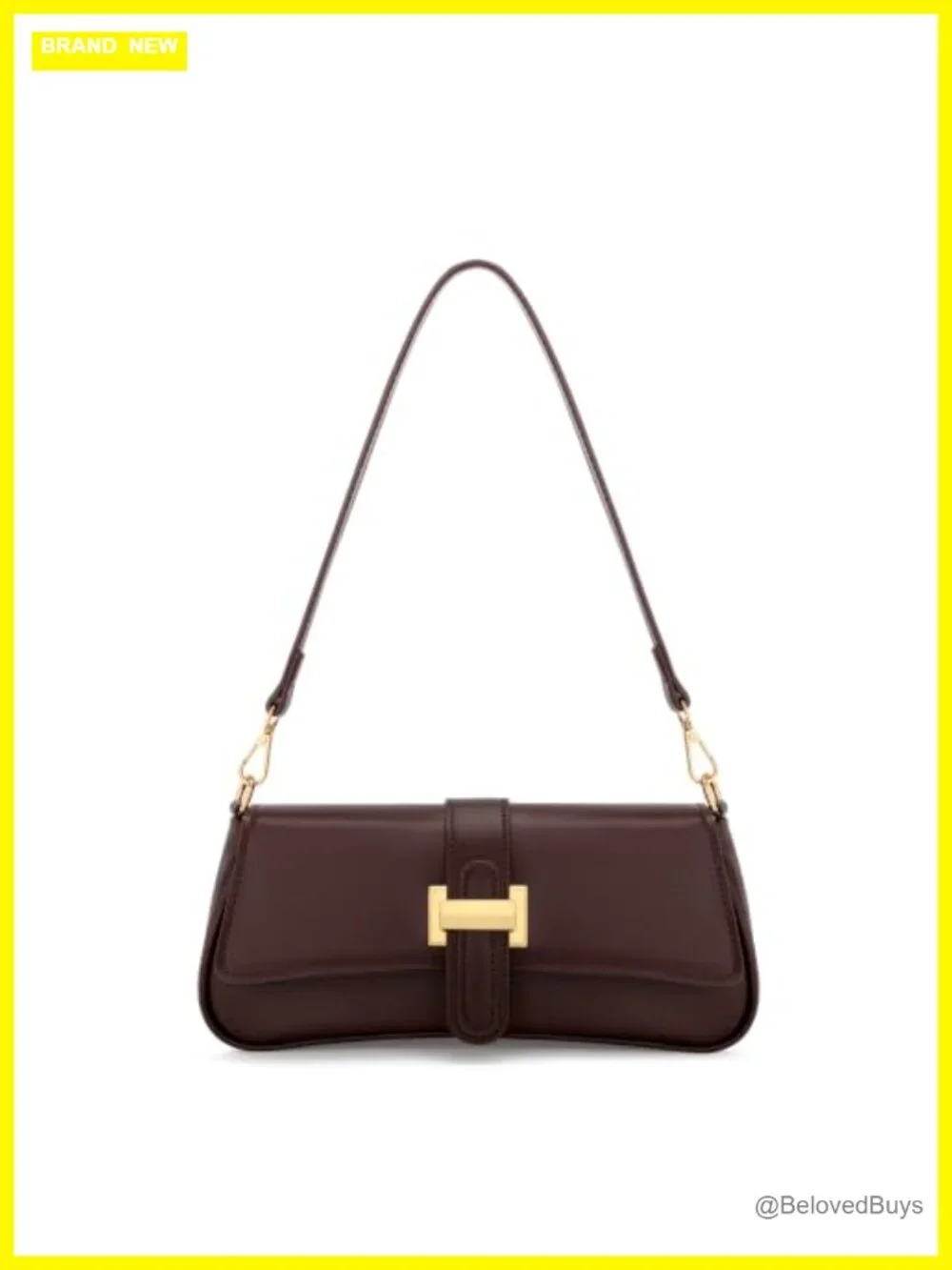 PU leather hobo shoulder bag with chain and leather straps